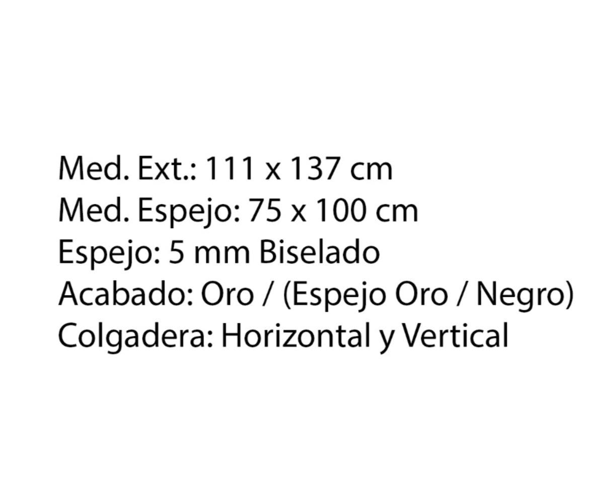 Espejo Vechinno oro